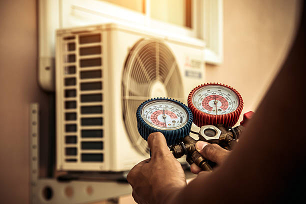Professional Hvac Installation technician working in Millersville, MD